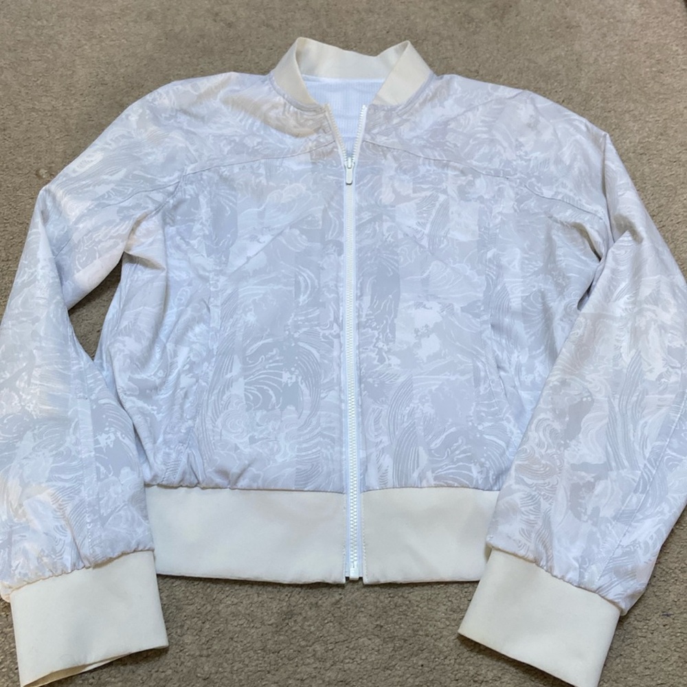 Lululemon reversible non stop bomber jacket